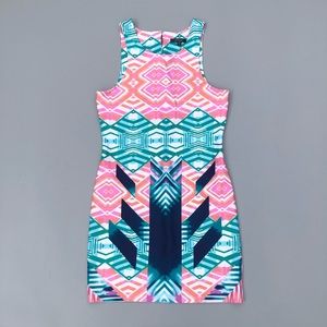 Hot pink party dress Sz M